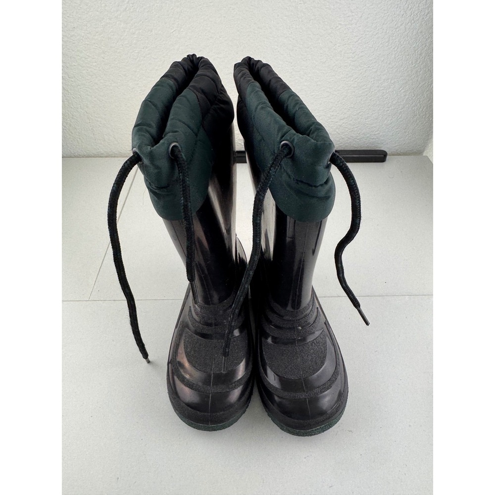 LaCross Kids‎ Black Rubber Insulated Winter Snow Rain Boots Size 8